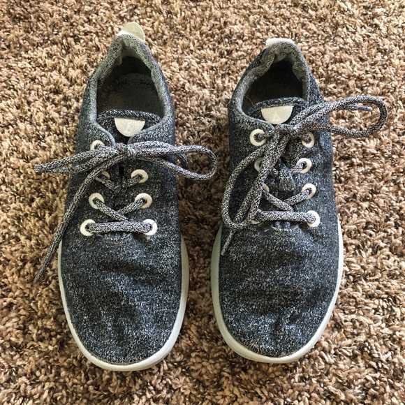 Allbirds Grey Wool Runners Shoes - Picture 3 of 10